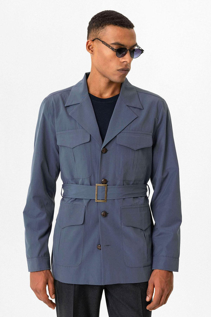 ANT Belted Safari Men's Trench Coat - Marbella