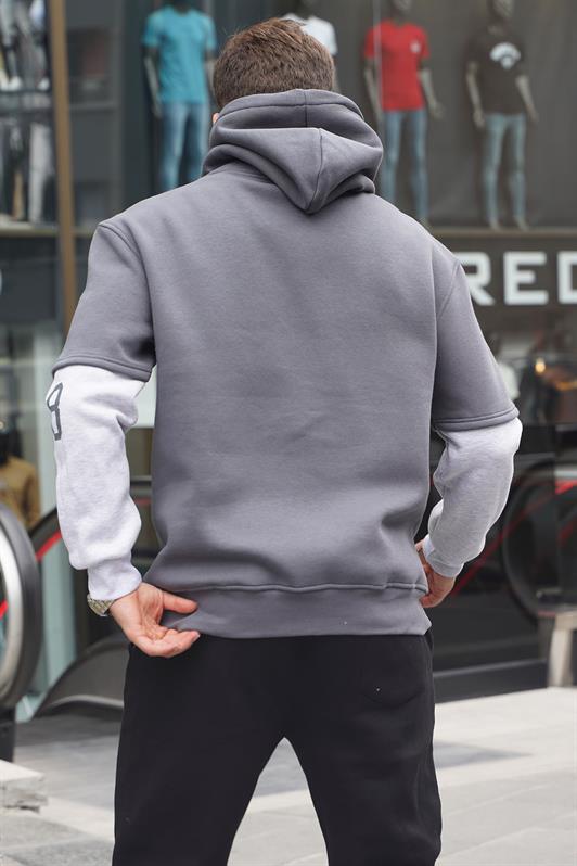 MDX Smoke Embroidered Hooded Sweatshirt 6141 - Mirabel