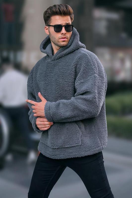 MDX Smoke Oversize Plush Men's Sweatshirt 6160 - Huizen