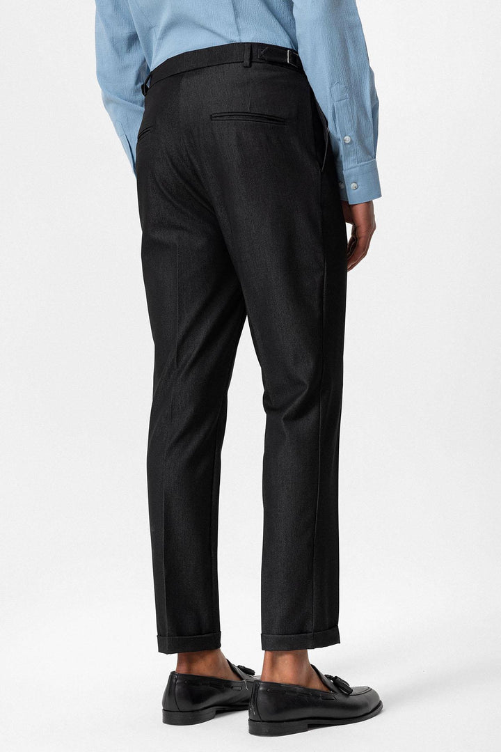 ANT Antioch Smoke Slim Fit Double Pleated Men's Pants - Ankeny