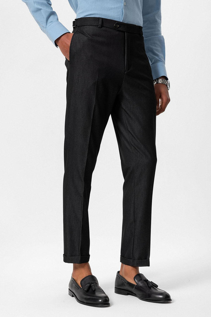 ANT Antioch Smoke Slim Fit Double Pleated Men's Pants - Ankeny