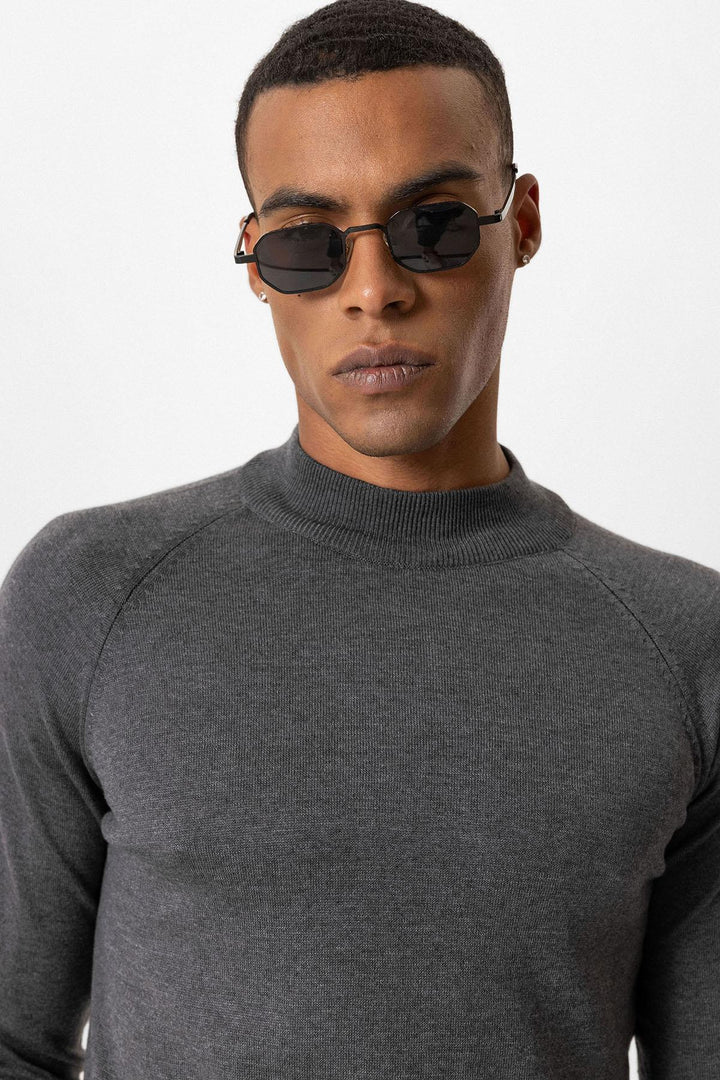 ANT Antioch Smoke Half Neck Men's Sweater - Xico