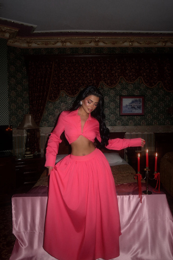 EYY Women Fuchsia Veuve Top and Bottom Set - Winnipeg