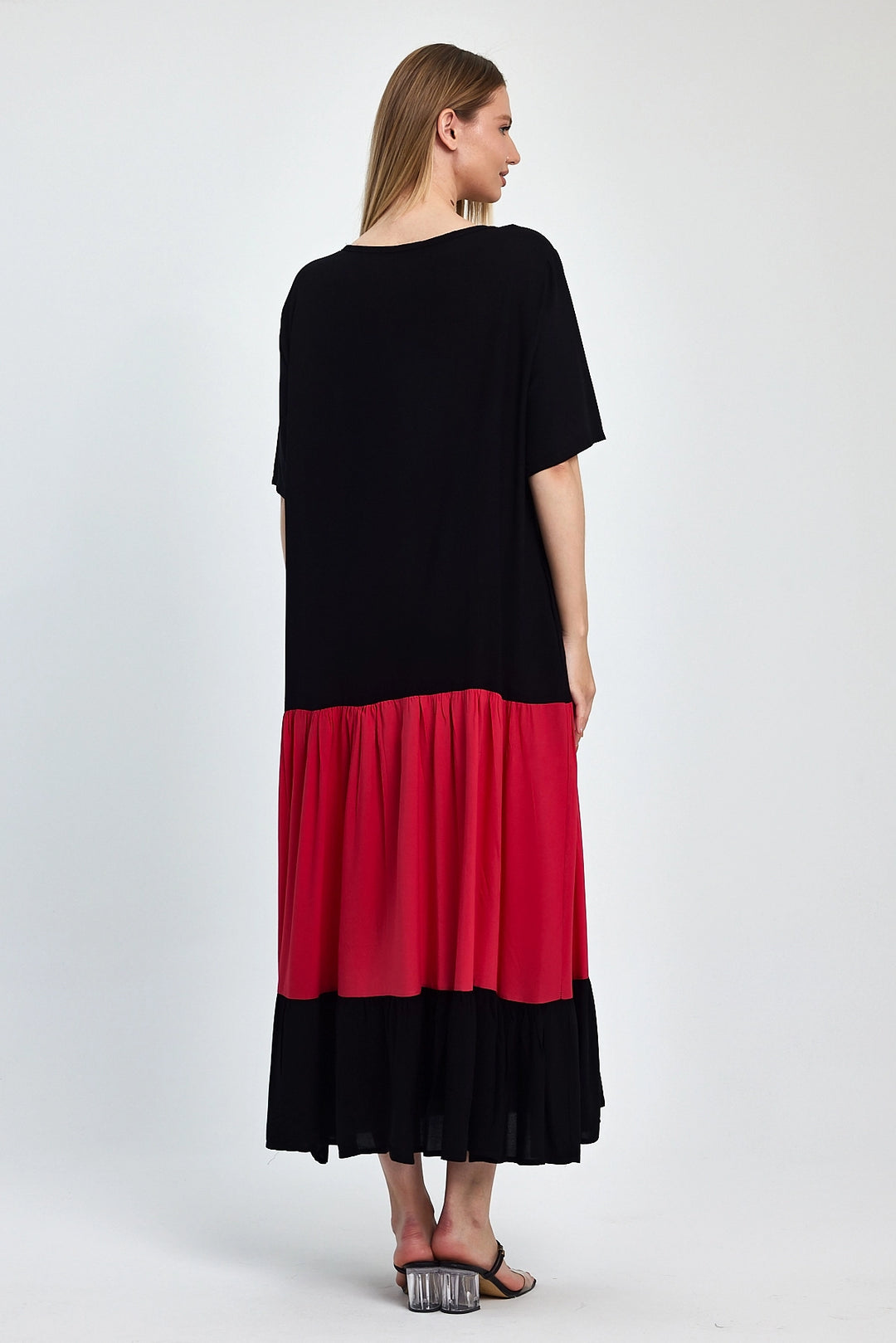 Maxi Girl Fuchsia Embroidered Woven Viscose Dress BCVL-251041 - Wijchen