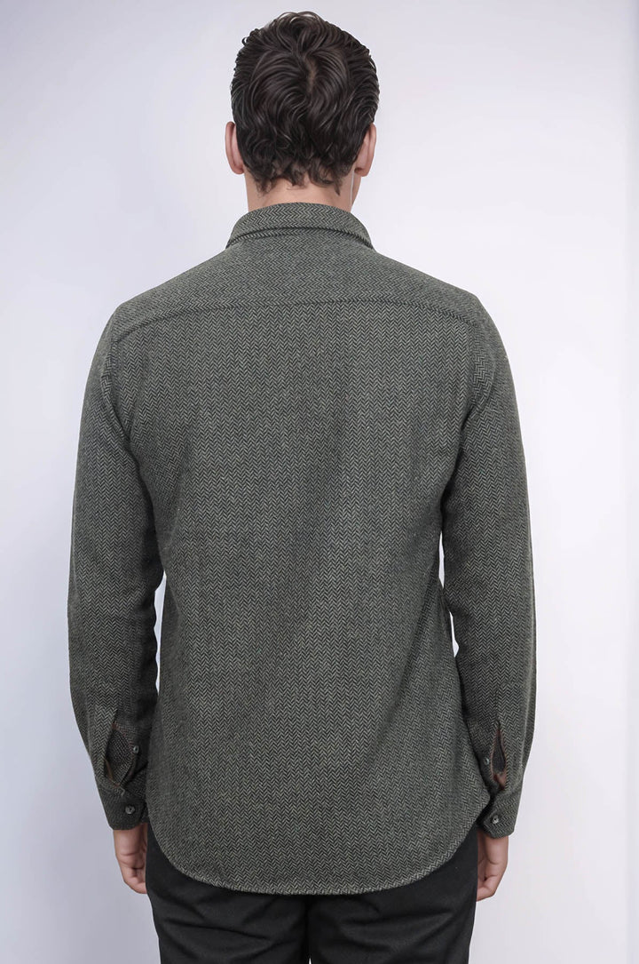 WSS Plaid Green Men Lumberjack Shirt  - Metz