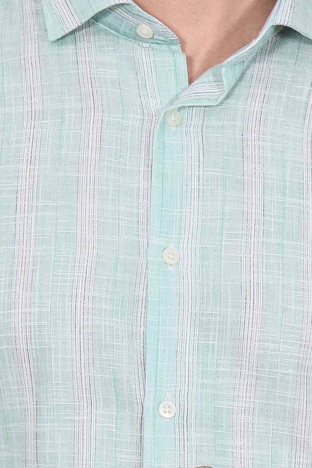 WSS Light Green Plaid Shirt  - Alexandria