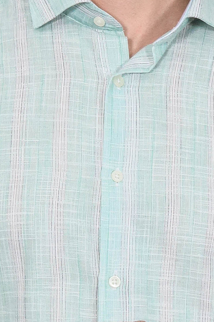WSS Light Green Plaid Shirt  - Alexandria
