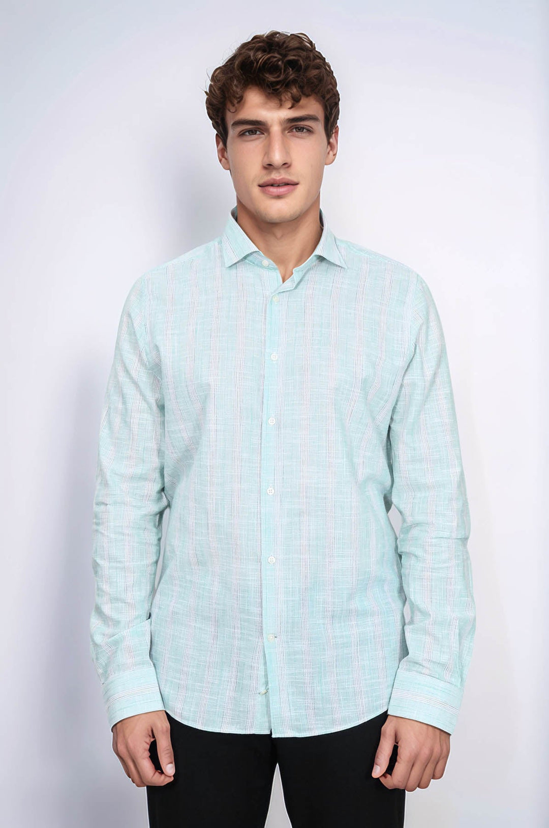 WSS Light Green Plaid Shirt  - Alexandria