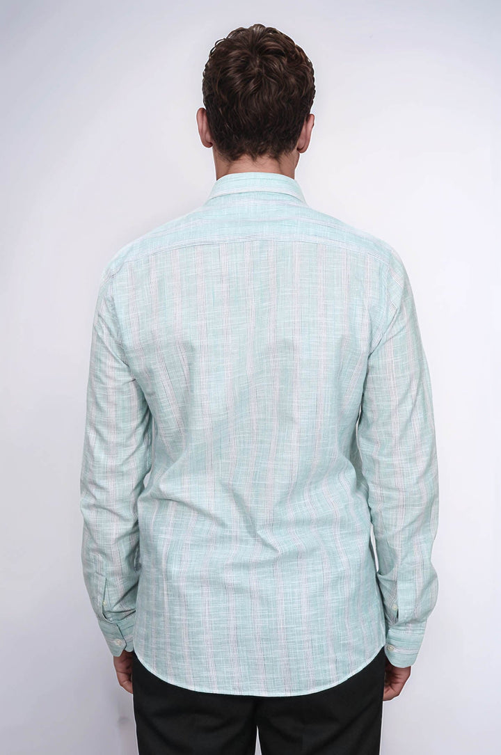 WSS Light Green Plaid Shirt  - Alexandria