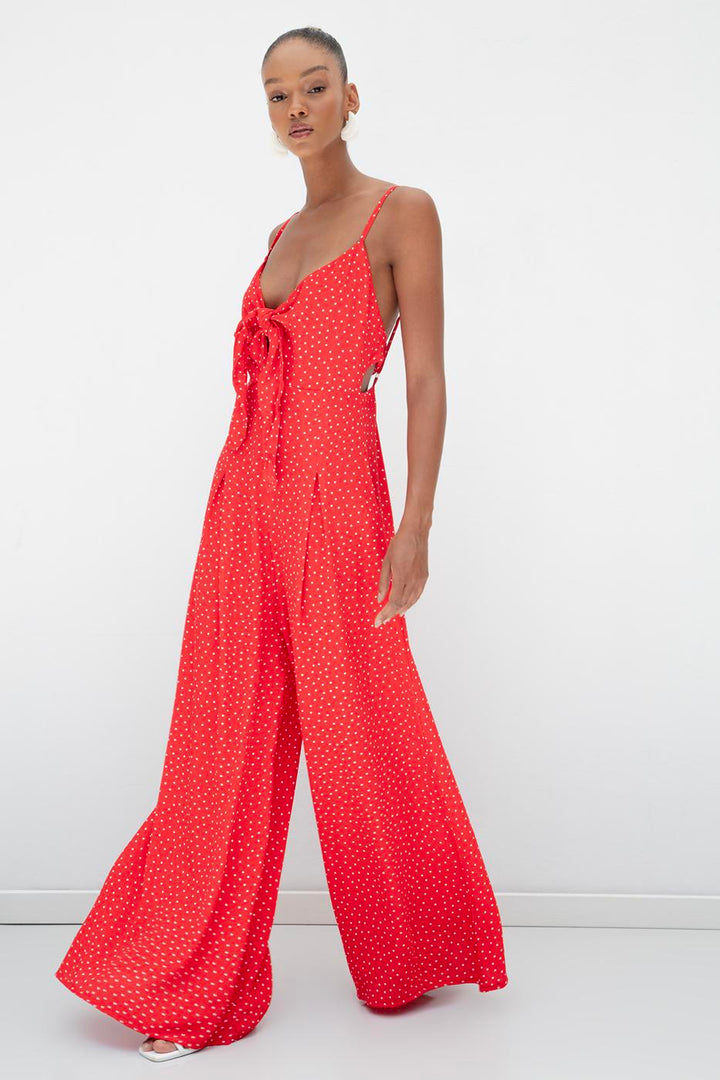 BSL Women Wide Leg Strap Jumpsuit - North Lauderdale