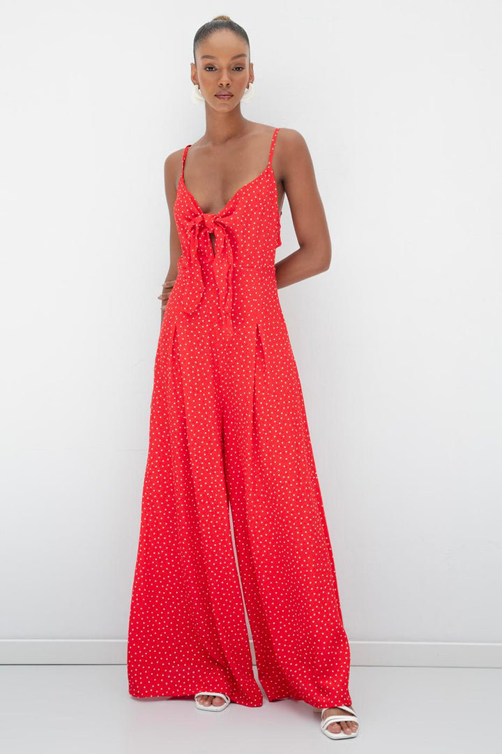 BSL Women Wide Leg Strap Jumpsuit - North Lauderdale