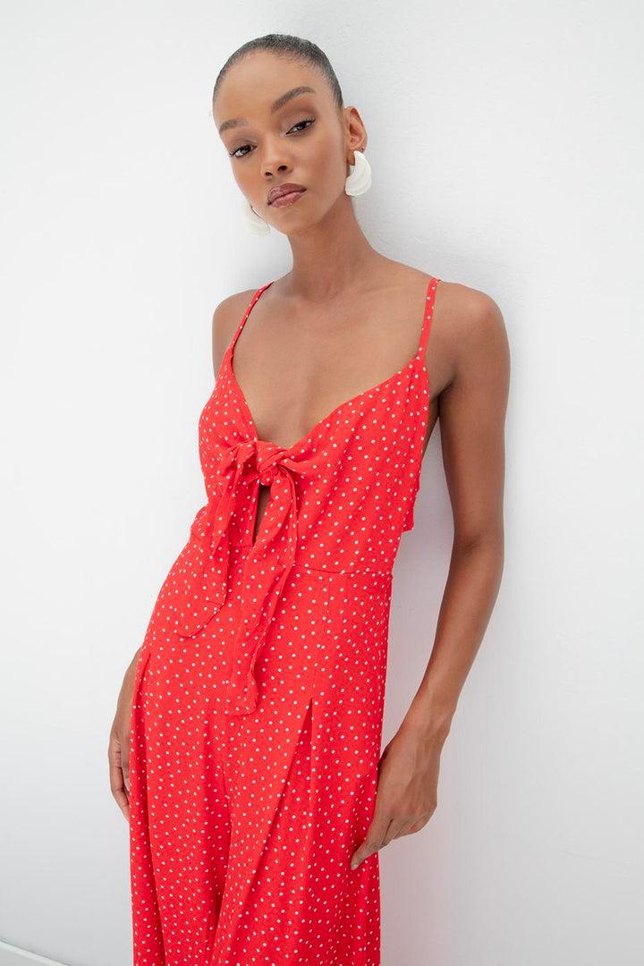 BSL Women Wide Leg Strap Jumpsuit - North Lauderdale
