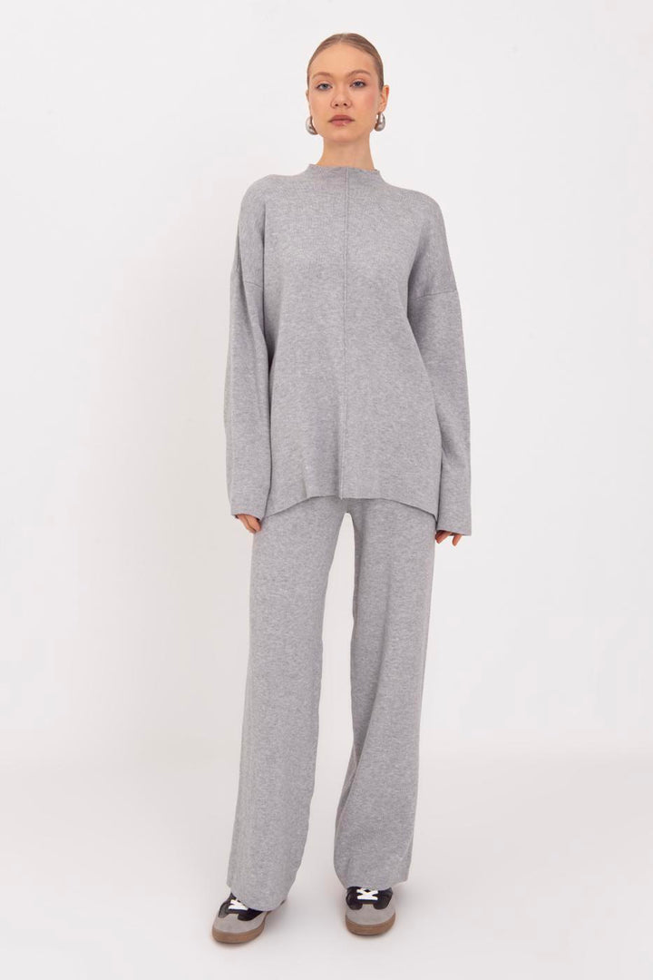 BSL Women Wide Leg Knitted Trousers - Edinburg