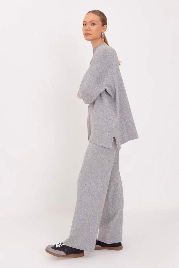 BSL Women Wide Leg Knitted Trousers - Edinburg