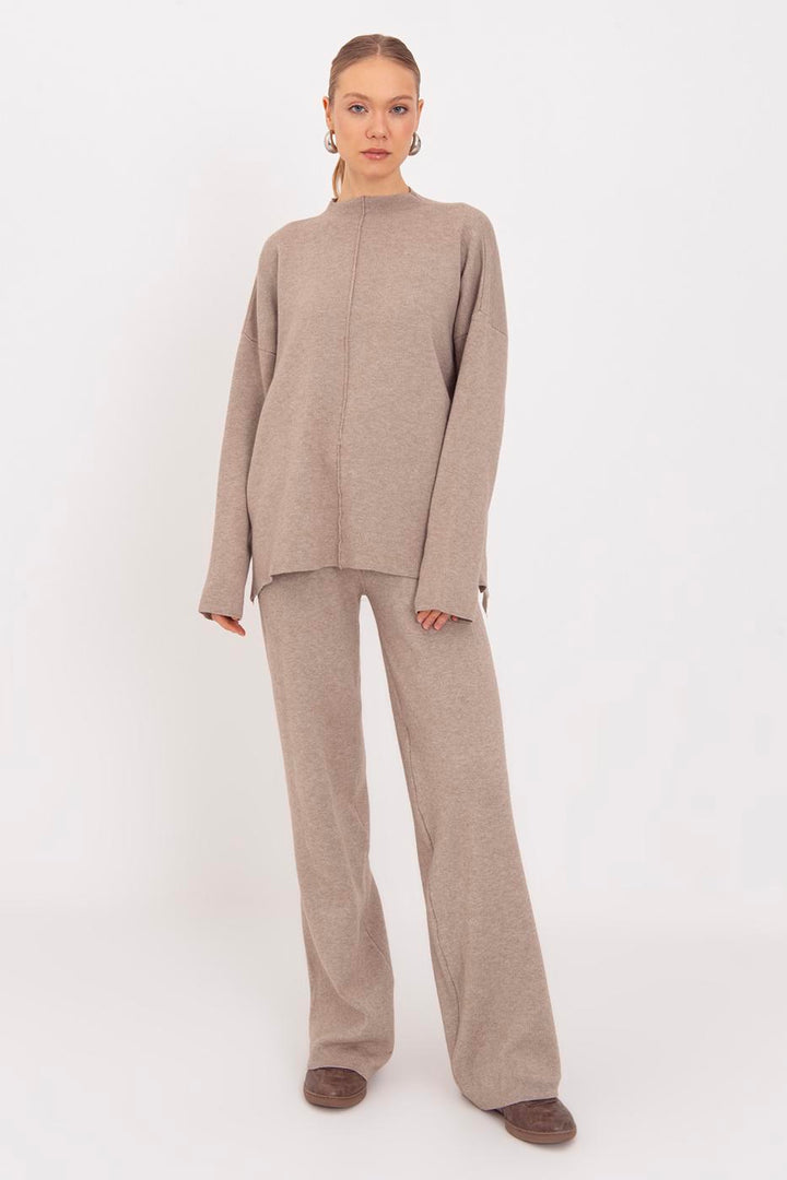 BSL Women Wide Leg Knitted Trousers - Pristina