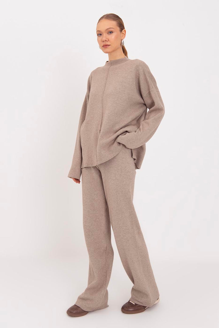 BSL Women Wide Leg Knitted Trousers - Pristina