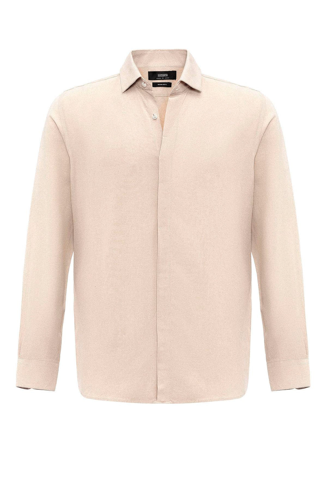 ANT Hidden Button Linen Blend Men's Shirt - Sorel-Tracy