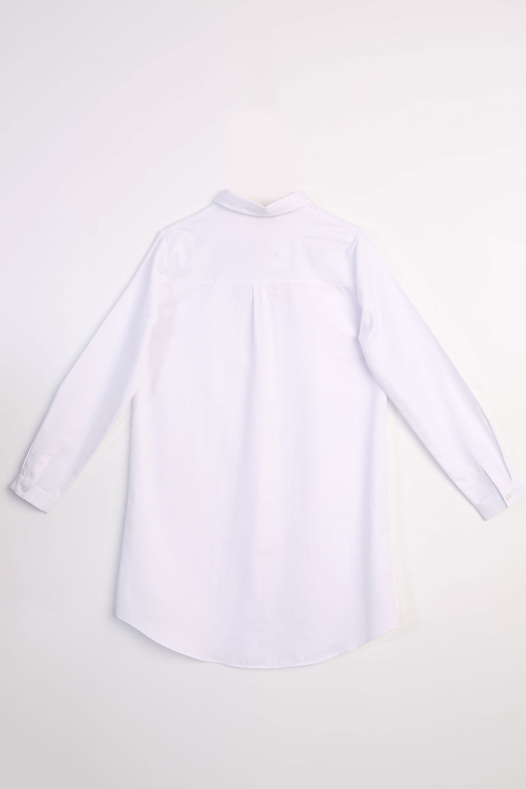 TLD Women Allday White Hidden Snap Shirt Tunic - Marcianise