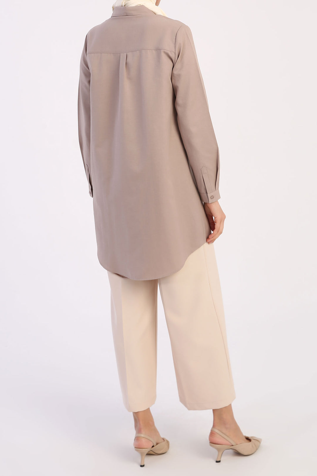 TLD Women Allday Mink Hidden Snap Shirt Tunic - Córdoba