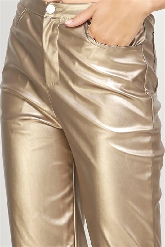 MDX Gold Leather Basic Women's Pants MG1316 - Pátzcuaro