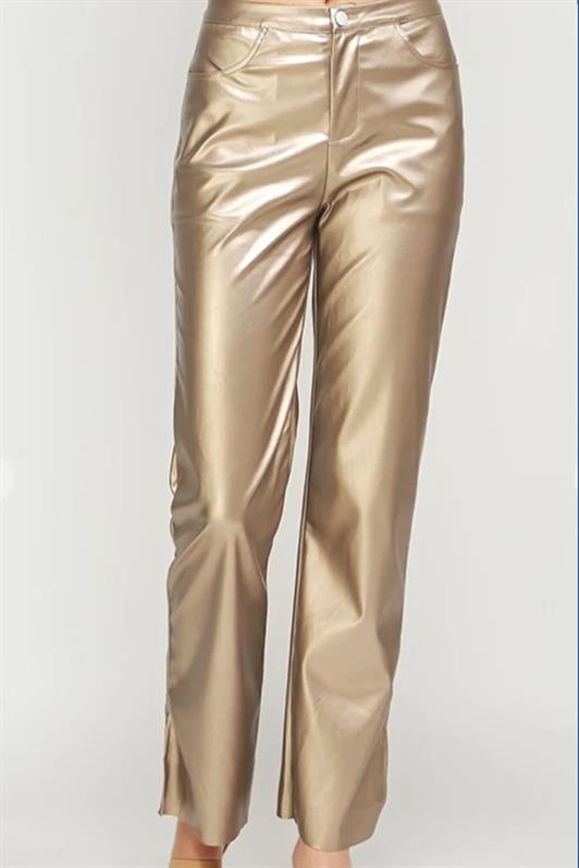 MDX Gold Leather Basic Women's Pants MG1316 - Pátzcuaro