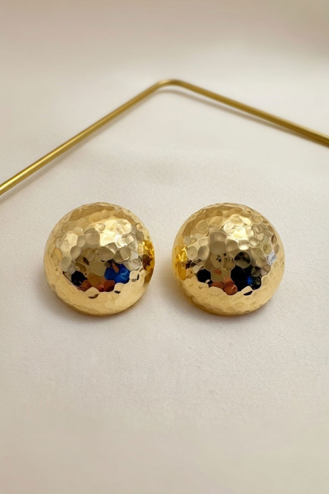Gold Disko Topu Tasarımlı Küpe - Würzburg