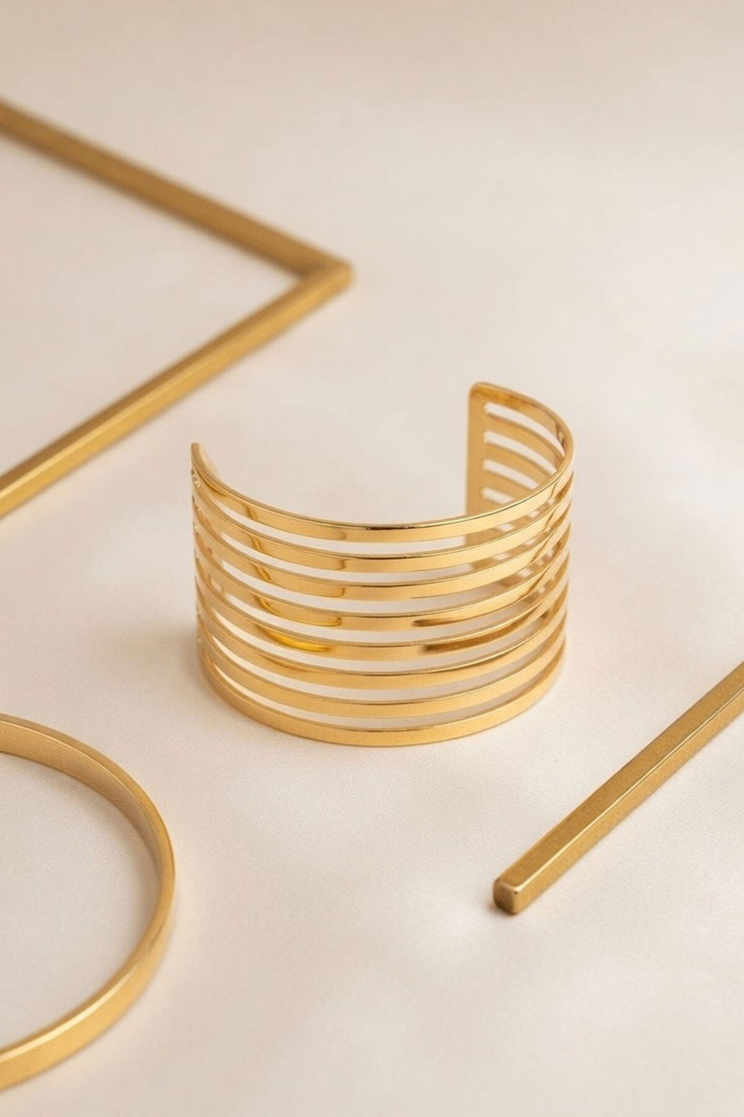 Gold Kaburga Model Bileklik - Ashton