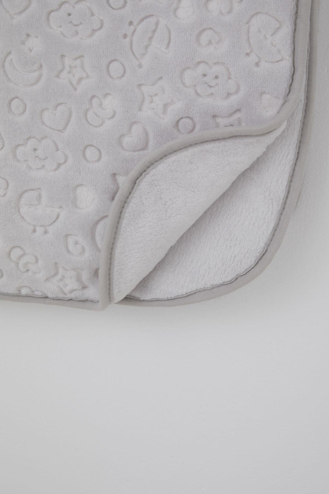BRE Golden Golden Newborn Baby Blanket Embossed Embossed Pattern Standard, Light Grey - Huntsville