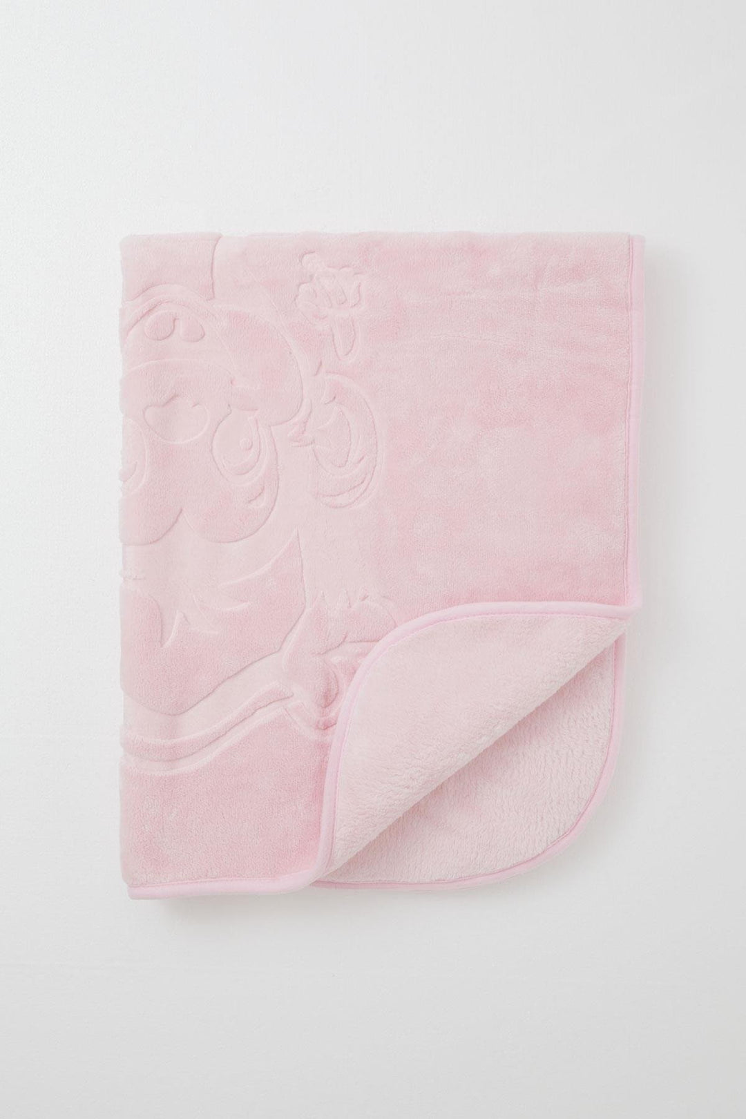 BRE Golden Golden Newborn Baby Blanket Embossed Embossed Monkey Printed Standard, Pink - La Piedad