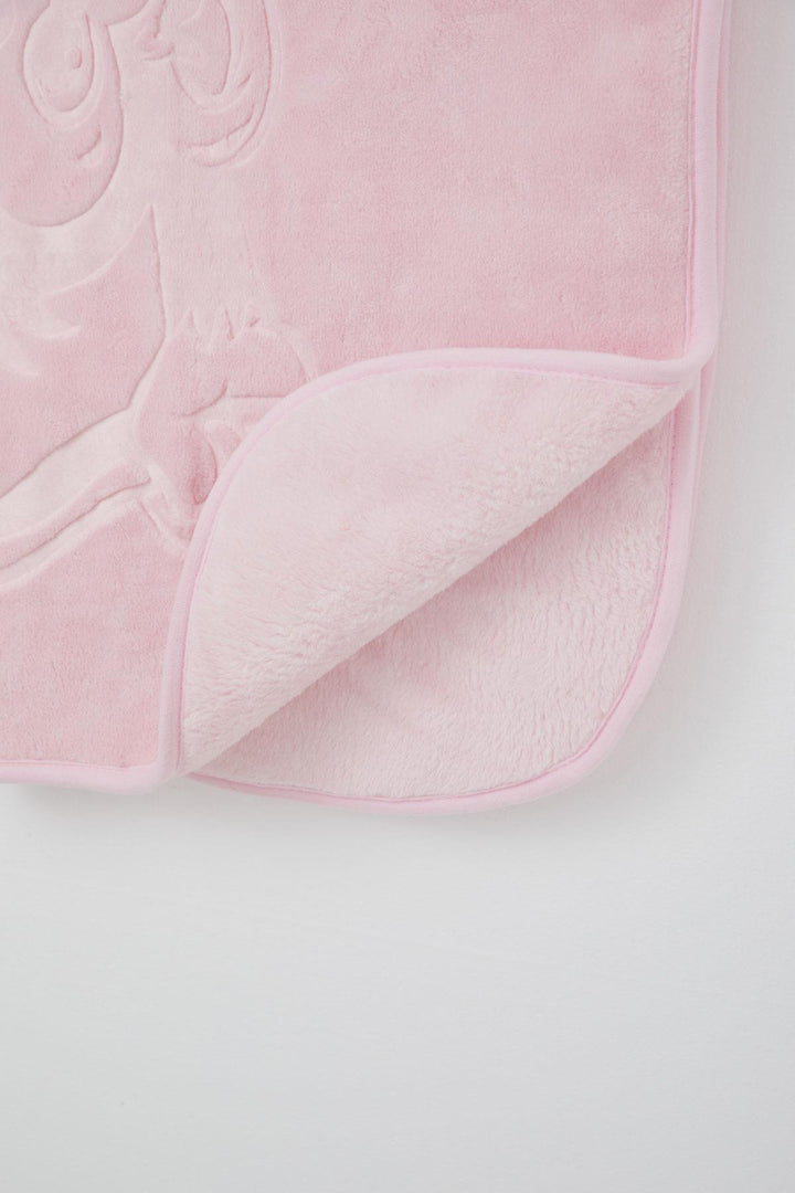 BRE Golden Golden Newborn Baby Blanket Embossed Embossed Monkey Printed Standard, Pink - La Piedad