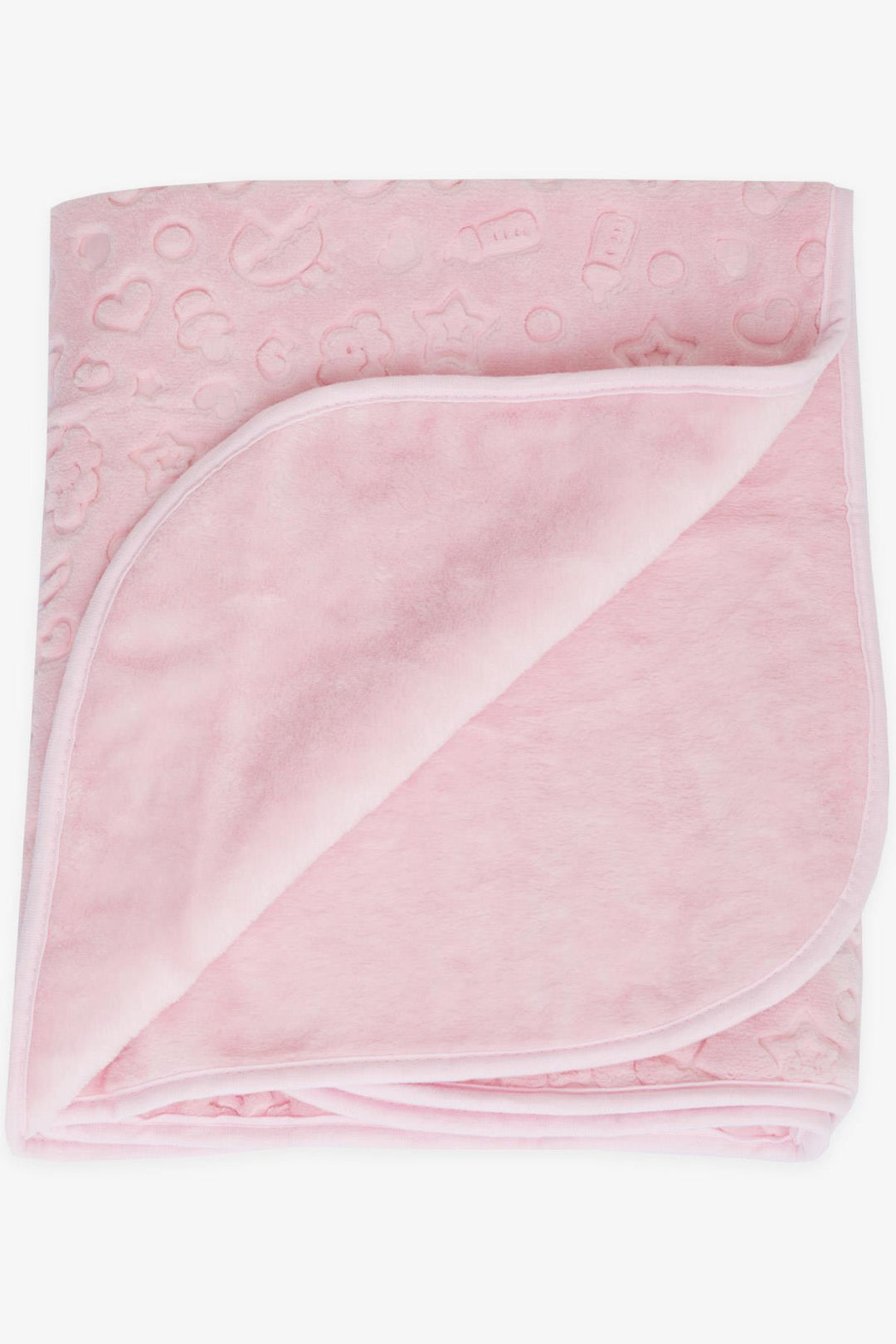 BRE Breeze Golden Newborn Baby Blanket Embossed Embossed Pattern Pink - Santa Clara del Cobre