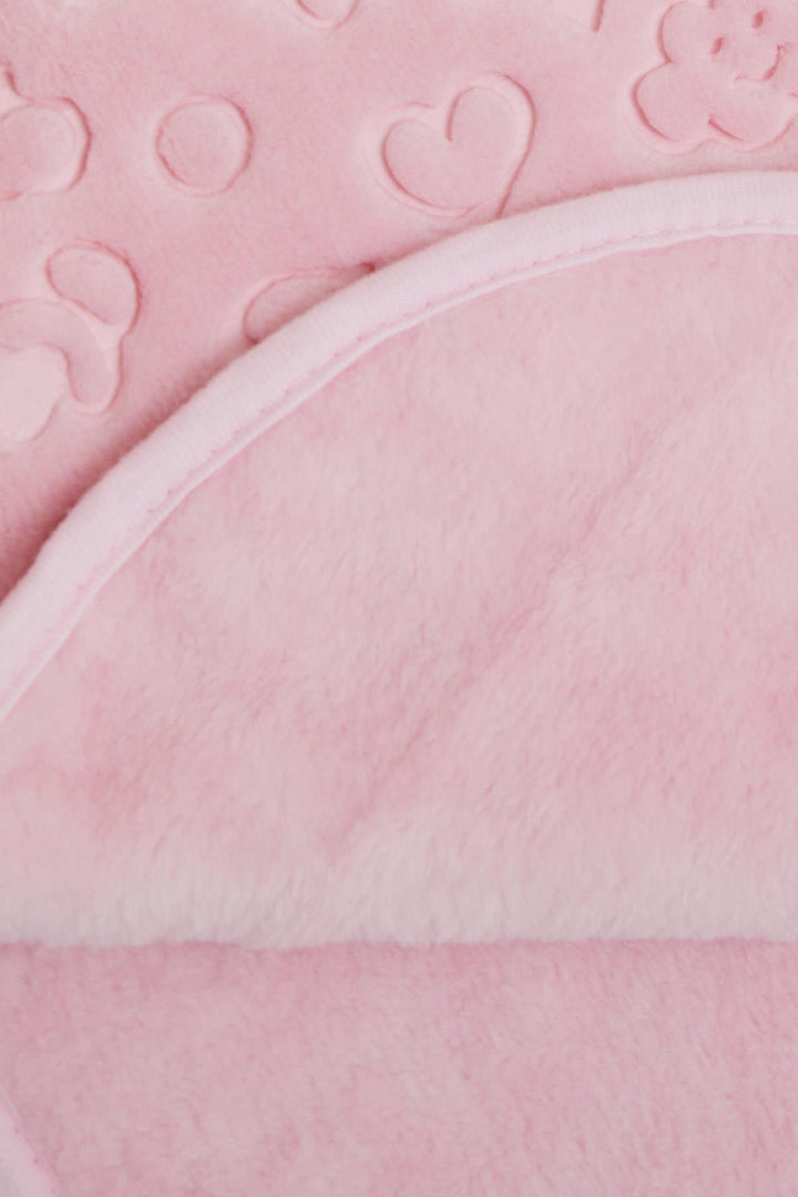 BRE Breeze Golden Newborn Baby Blanket Embossed Embossed Pattern Pink - Santa Clara del Cobre