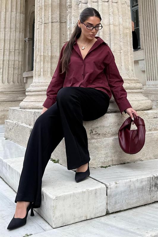 MDX Bordo Basic Women's Shirt Mg2355 - Nashville