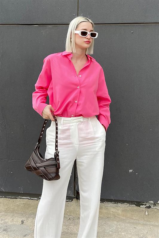 MDX Mad Girls Fuchsia Oversized Shirt MG1369 - DeLand