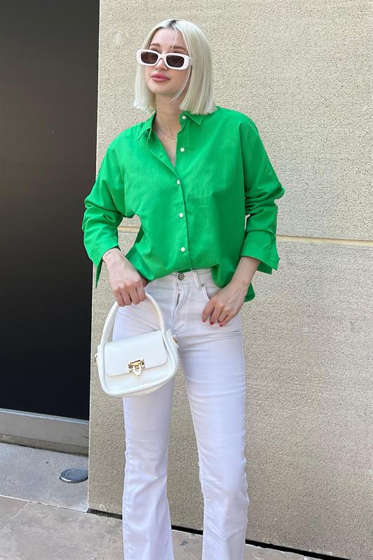 MDX Mad Girls Green Oversized Shirt MG1369 - Coventry