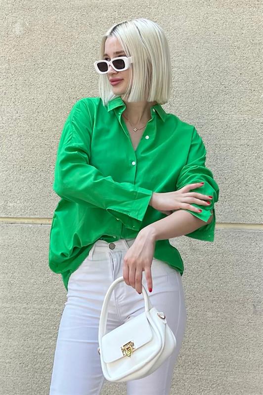 MDX Mad Girls Green Oversized Shirt MG1369 - Coventry