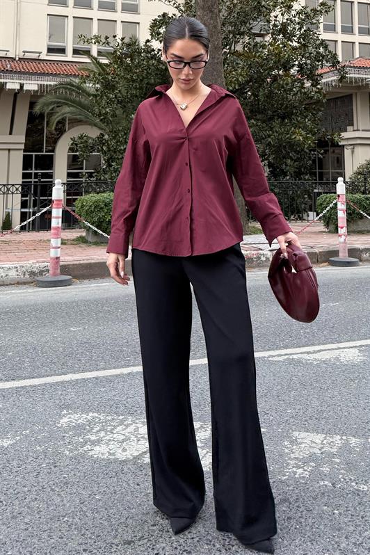 MDX Bordo Basic Women's Shirt Mg2355 - Nashville
