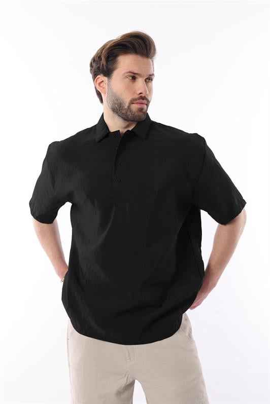 MDX Black Oversize Comfort Fit Short Sleeve Shirt 6744 - Mount Vernon