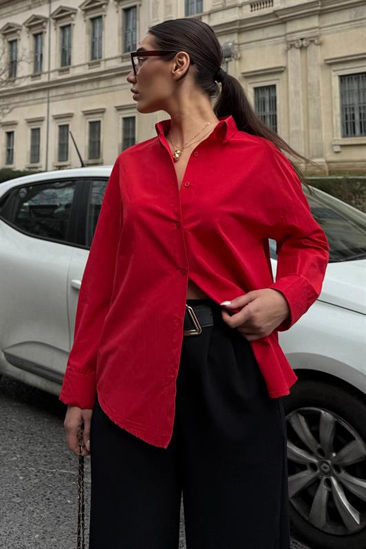 MDX Red Basic Women's Shirt Mg2355 - Brookline