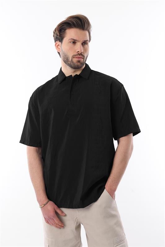 MDX Black Oversize Comfort Fit Short Sleeve Shirt 6744 - Mount Vernon