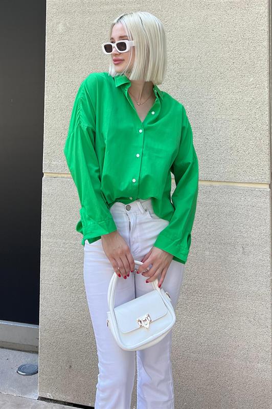 MDX Mad Girls Green Oversized Shirt MG1369 - Coventry