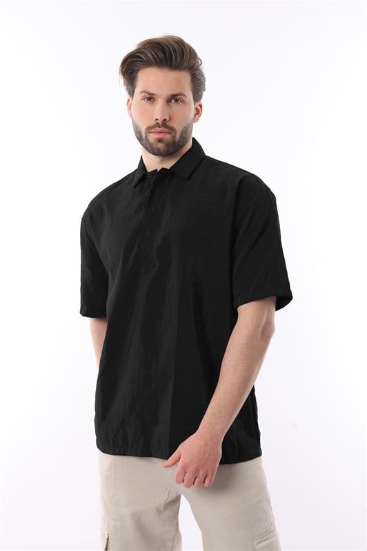 MDX Black Oversize Comfort Fit Short Sleeve Shirt 6744 - Mount Vernon