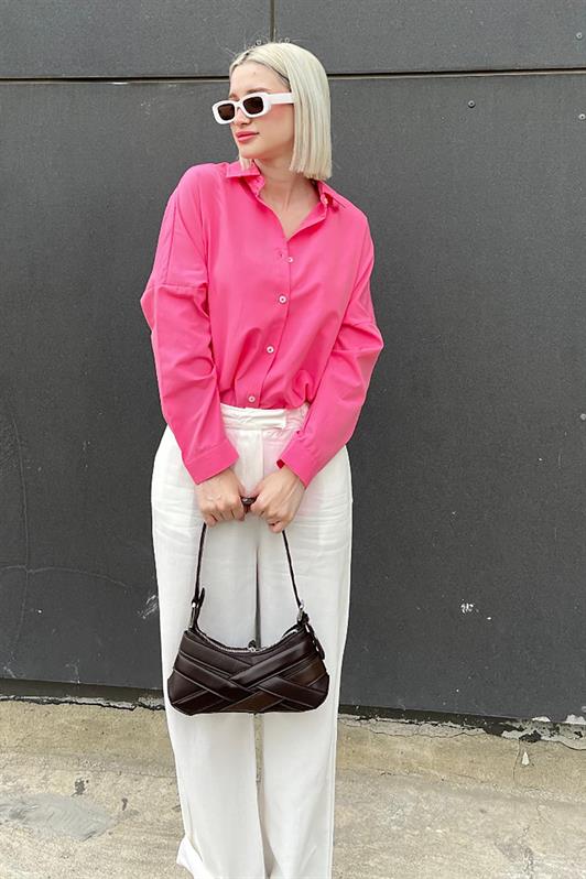 MDX Mad Girls Fuchsia Oversized Shirt MG1369 - DeLand