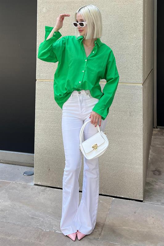 MDX Mad Girls Green Oversized Shirt MG1369 - Coventry