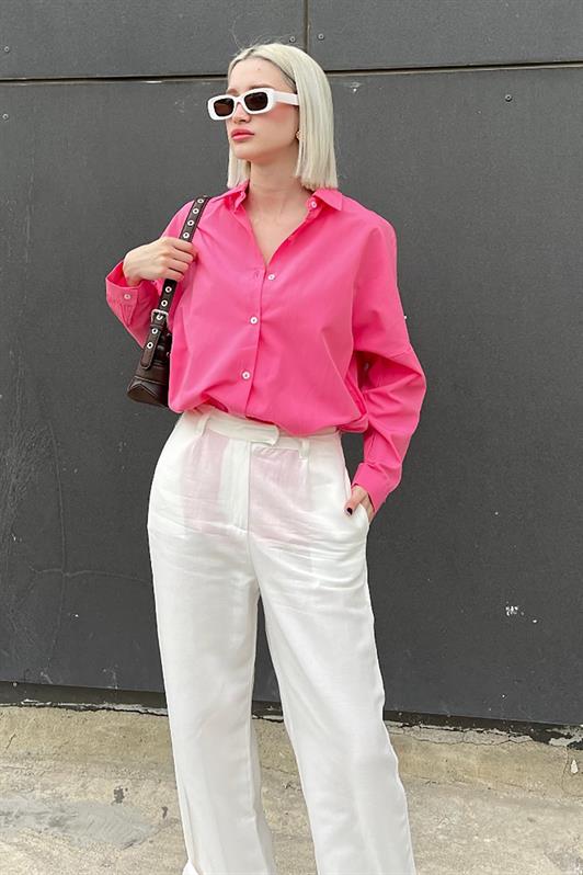 MDX Mad Girls Fuchsia Oversized Shirt MG1369 - DeLand