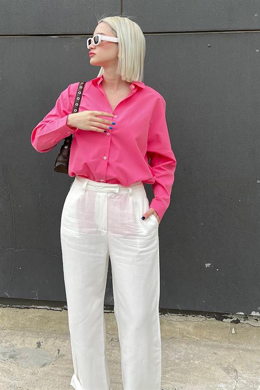 MDX Mad Girls Fuchsia Oversized Shirt MG1369 - DeLand