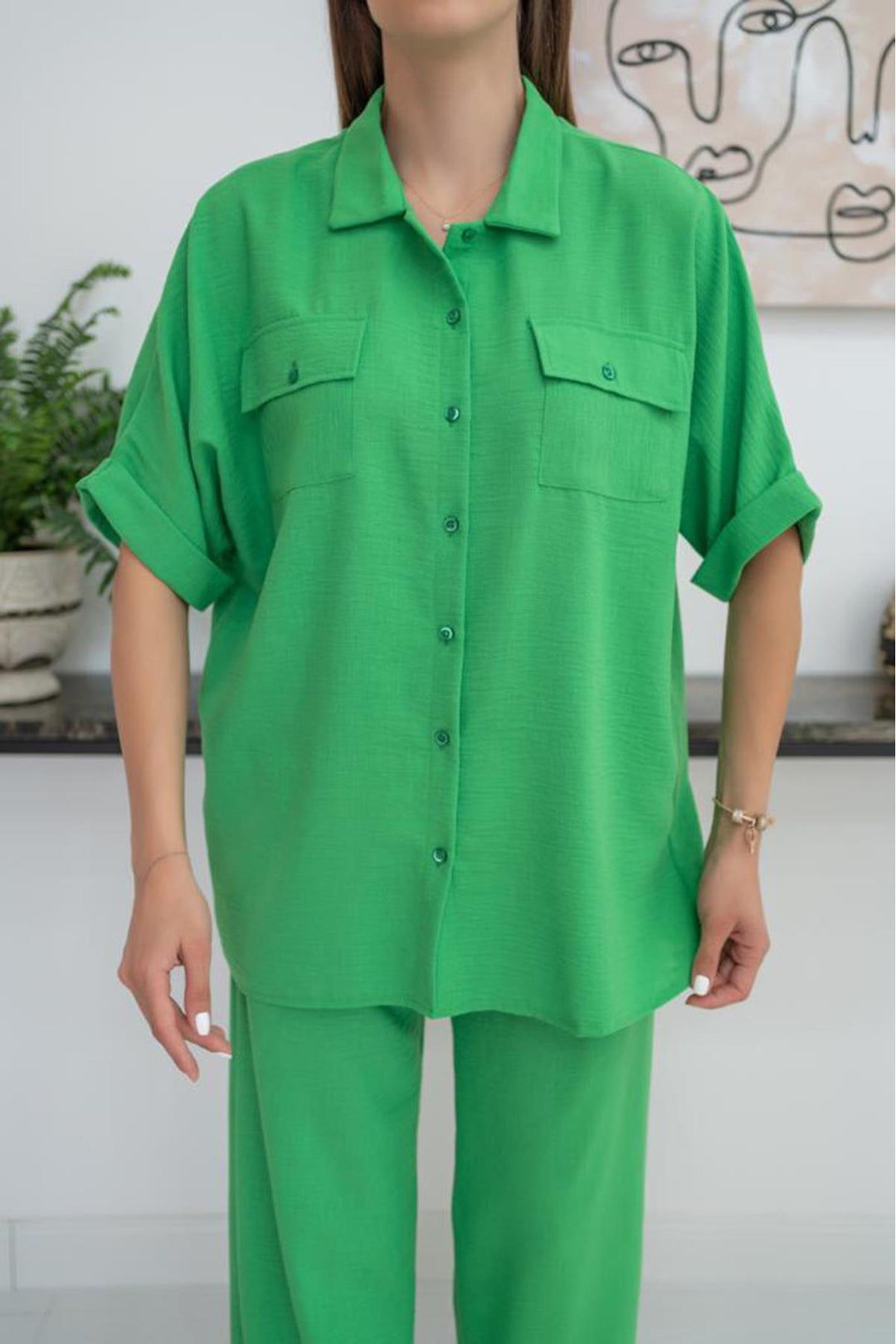 ELS Shirt and Pants Set - Green - Skokie