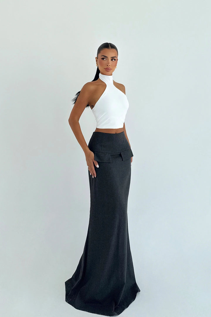 EYY Women Gray Benson Long Skirt - Thousand Oaks