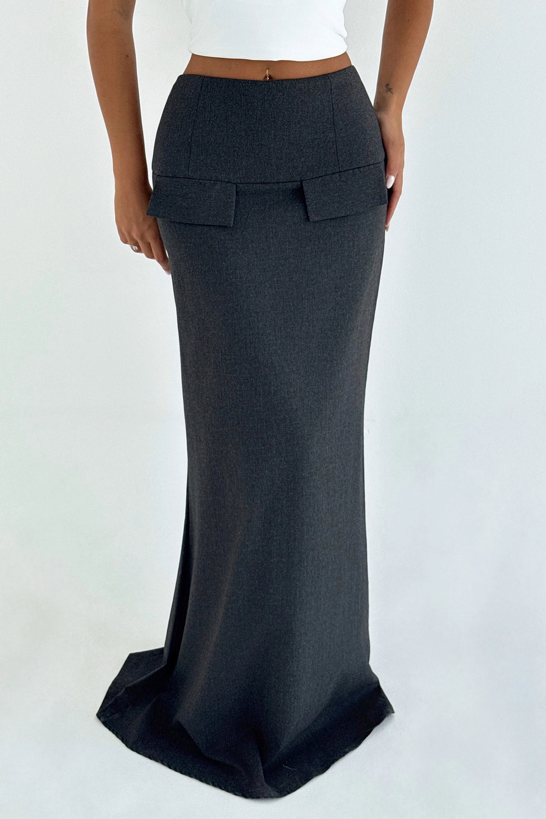 EYY Women Gray Benson Long Skirt - Thousand Oaks