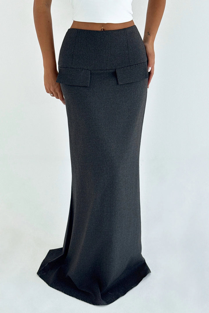 EYY Women Gray Benson Long Skirt - Thousand Oaks